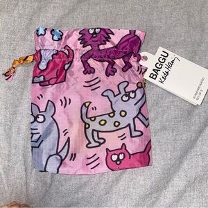 BAGGU x Keith Haring drawstring Bag - Pink Pets